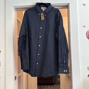 Duluth Trading wrinkle fighter button down shirt new with tags